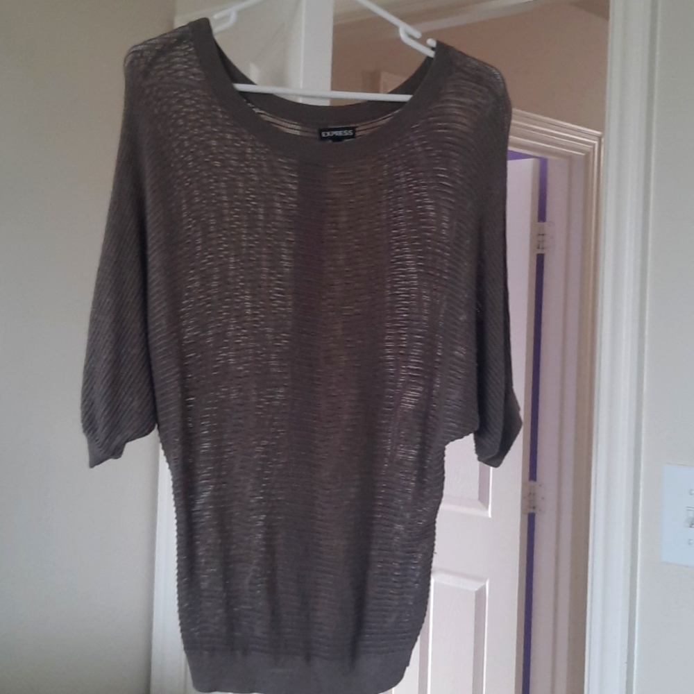 Express Short Sleeve Sweater